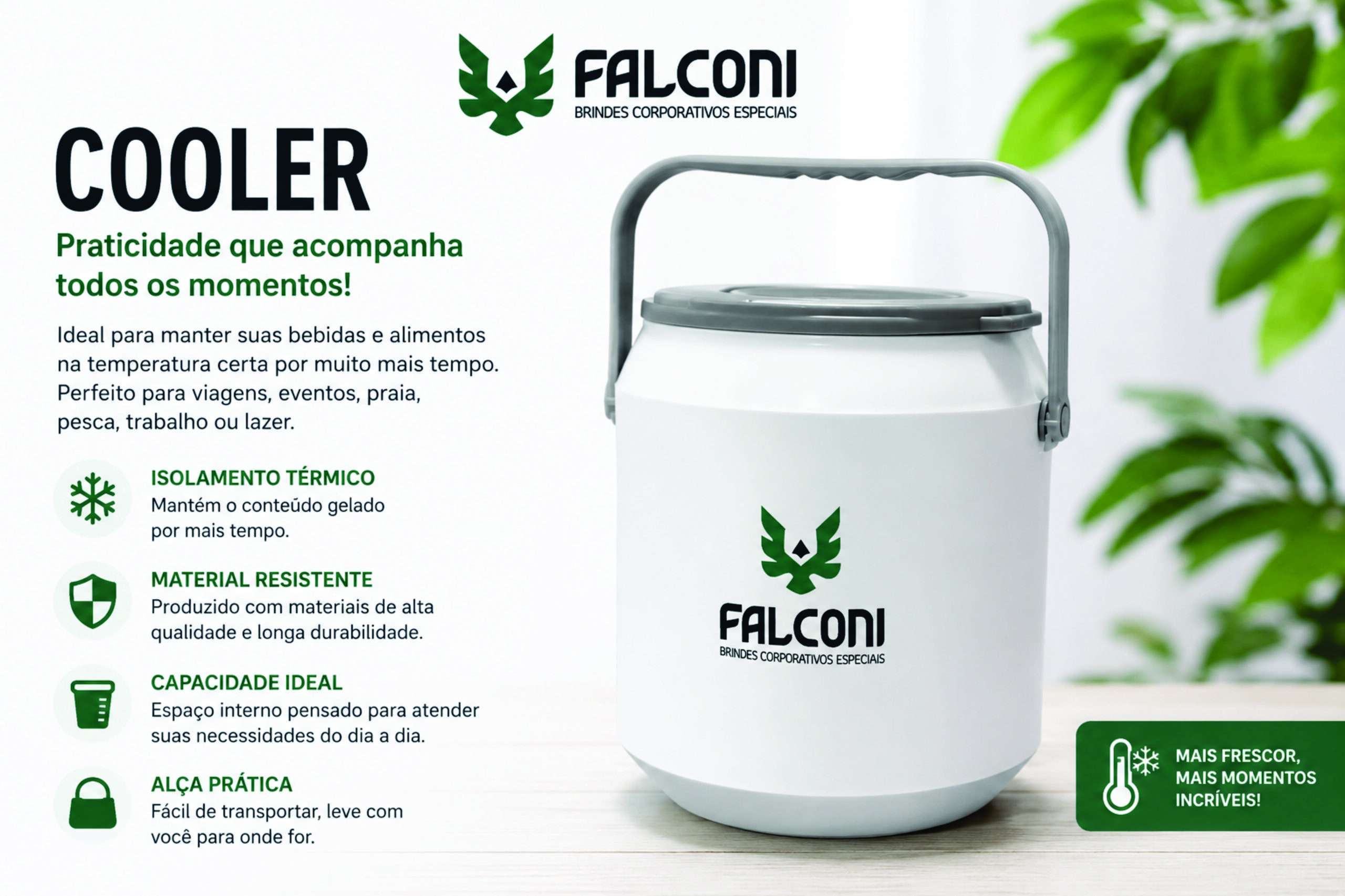 Cooler Térmico Para Brindes Personalizado com Logo