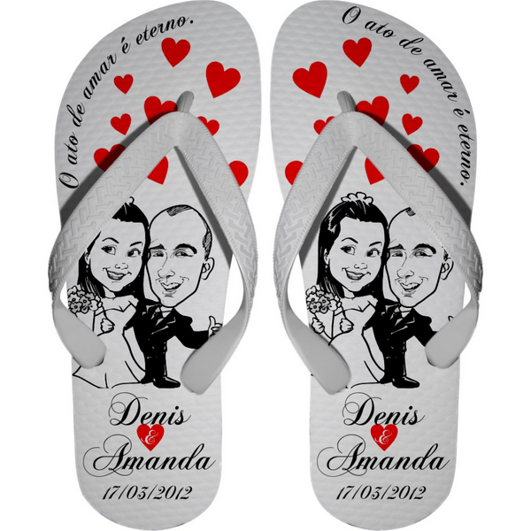 Chinelo Personalizado Sublimação
