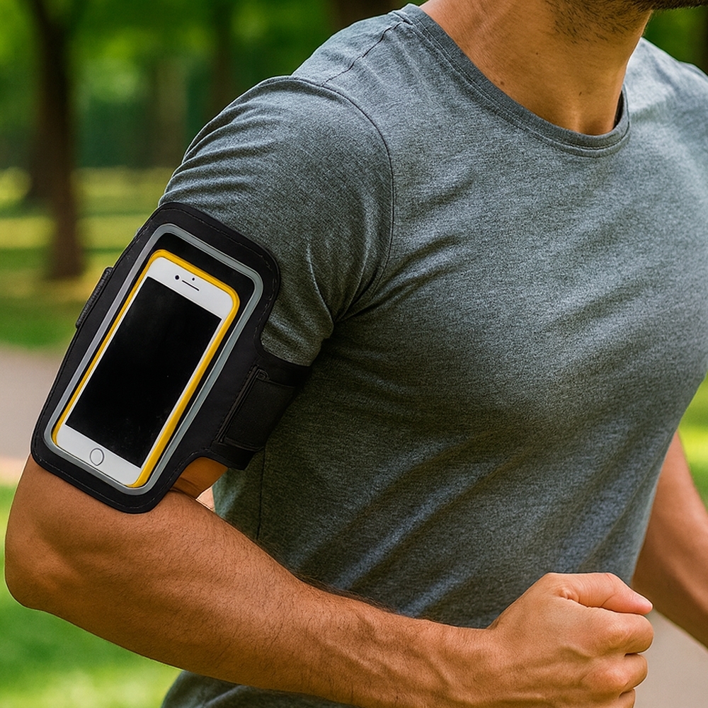 Braçadeira Personalizada Couro